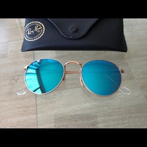 Ray Bans RB3447 Blue Polarized Sunglasses